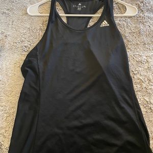 Black adidas back athletic wear